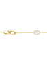 Goldenes Armband mit Perlmutt