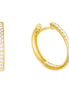 Creolen mit Diamanten