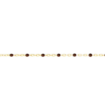 Armband mit brauner Emaille
