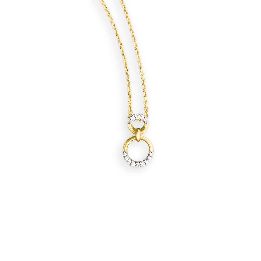 Kettenanhänger mit Diamanten