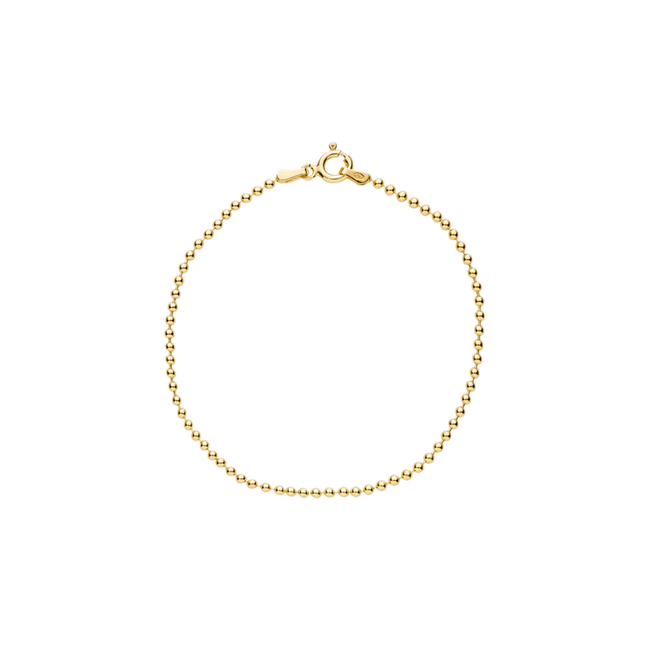 BASIC Armband mit Kugeln goldfarben