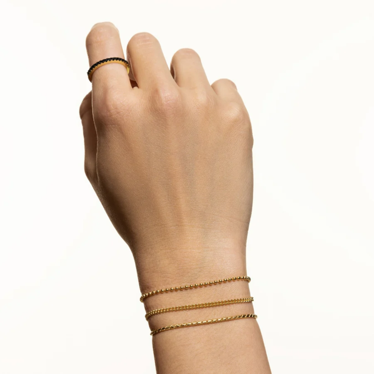 BASIC Armband mit Kugeln goldfarben
