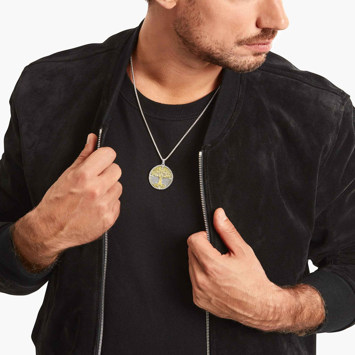 Kette Silber geschwärzt