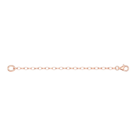 Verlängerungskette Silber vergoldet Roségoldet