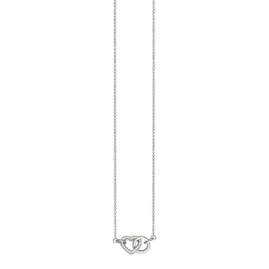 Collier "Herz" Silber Zirkonia