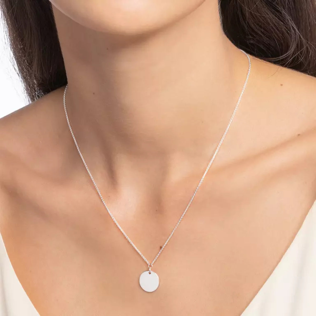 Kette rund Silber