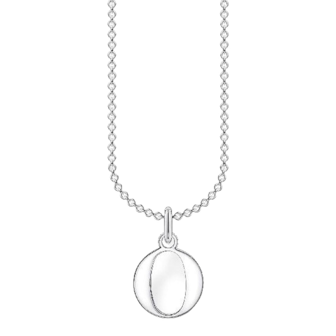 Kette "Buchstabe O" Silber