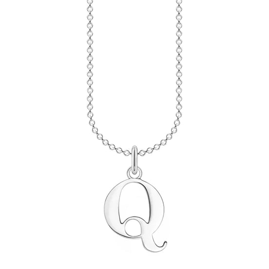 Kette "Buchstabe Q" Silber