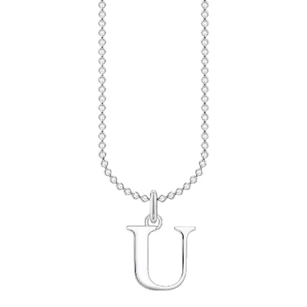 Kette "Buchstabe U" Silber
