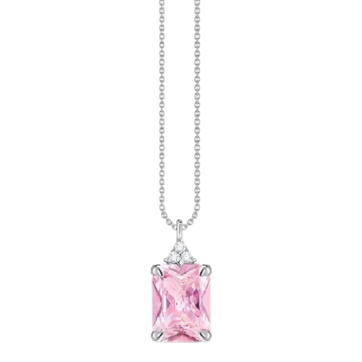 Kette pinker Stein