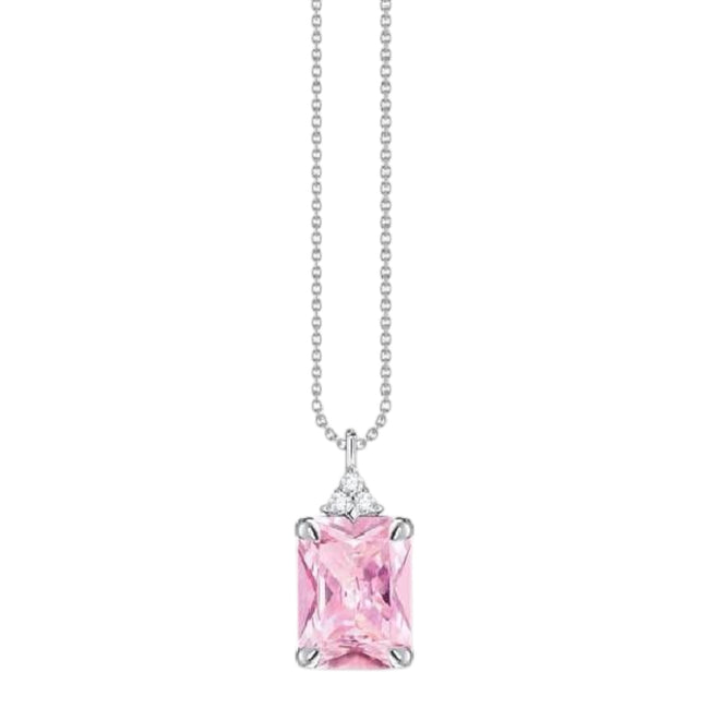 Kette pinker Stein