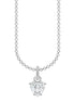 Kette "Herz-Anhänger" Zirkonia, Silber/Weiss