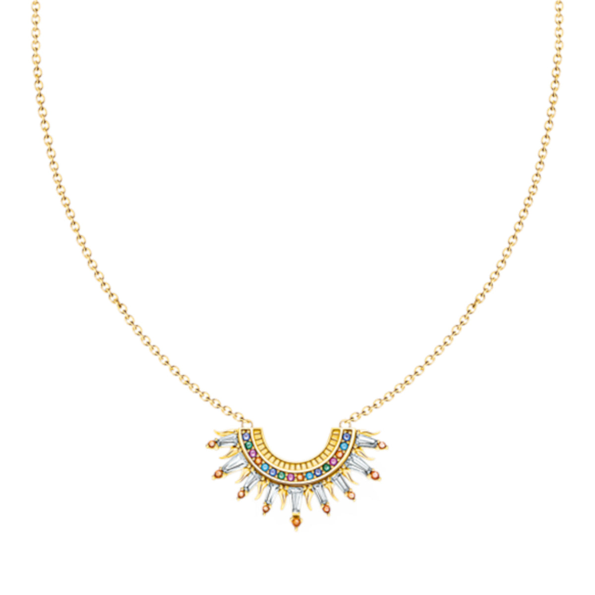 Kette mit Sonnenstrahlen