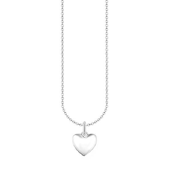 Kette mit Herz-Anhänger Silber