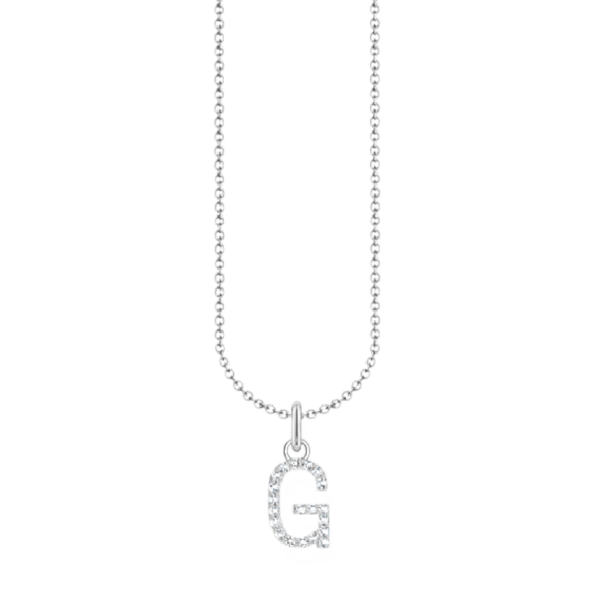 Kette mit Buchstaben-Anhänger 