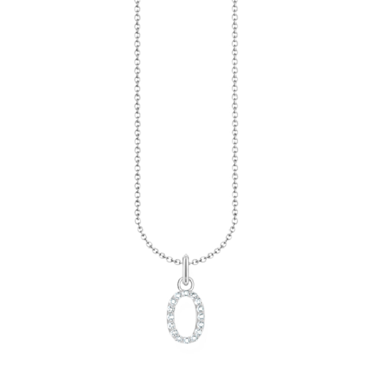 Kette mit Buchstaben-Anhänger 
