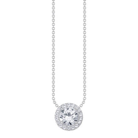 Kette mit Anhänger und Zirkonia