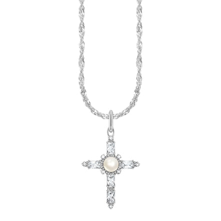 Kette True Romance Cross Silber