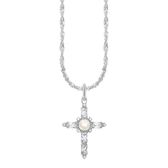 Kette True Romance Cross Silber