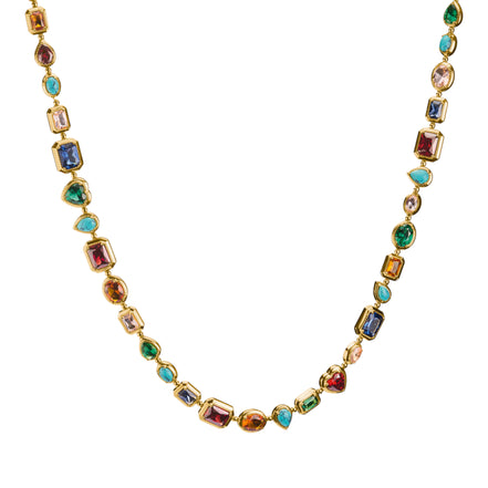 Kette Elyndra bunte Steine