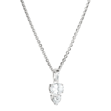 Kette Zirkonia oval Silber