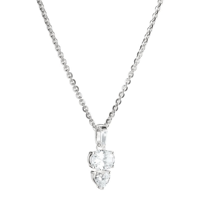 Kette Zirkonia oval Silber