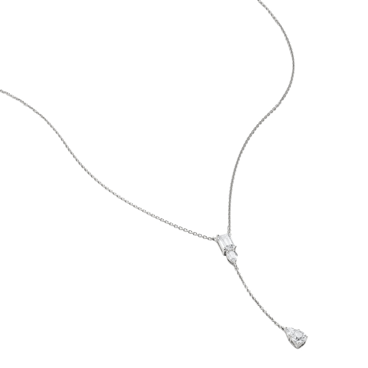 BOLD ELEGANCE Y-Kette Zirkonia