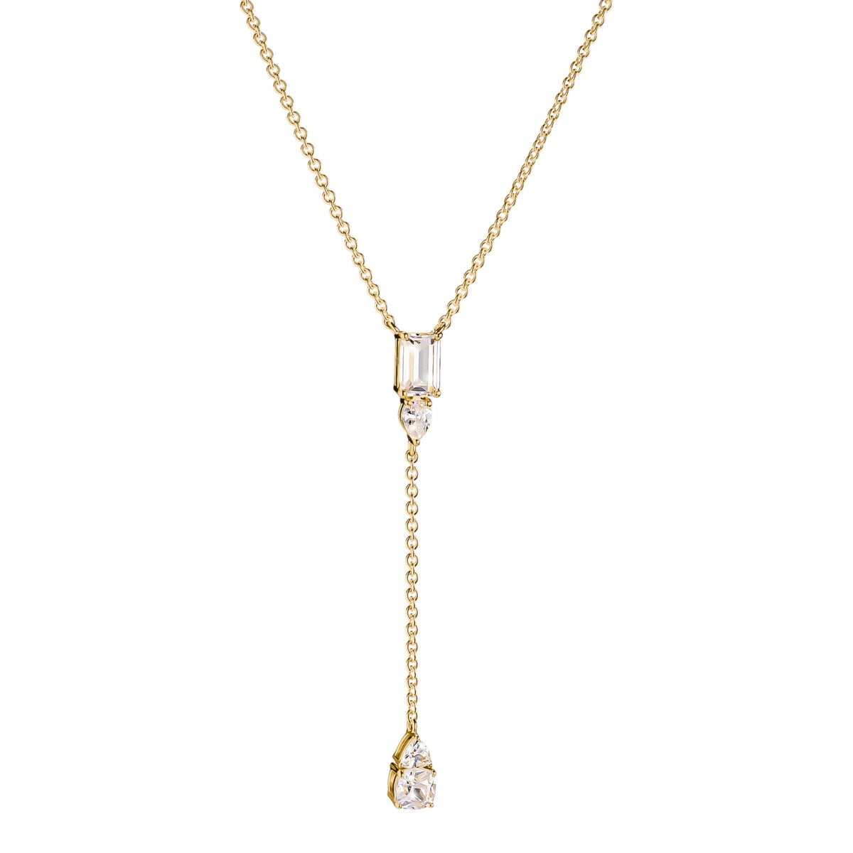 BOLD ELEGANCE Y-Kette Zirkonia