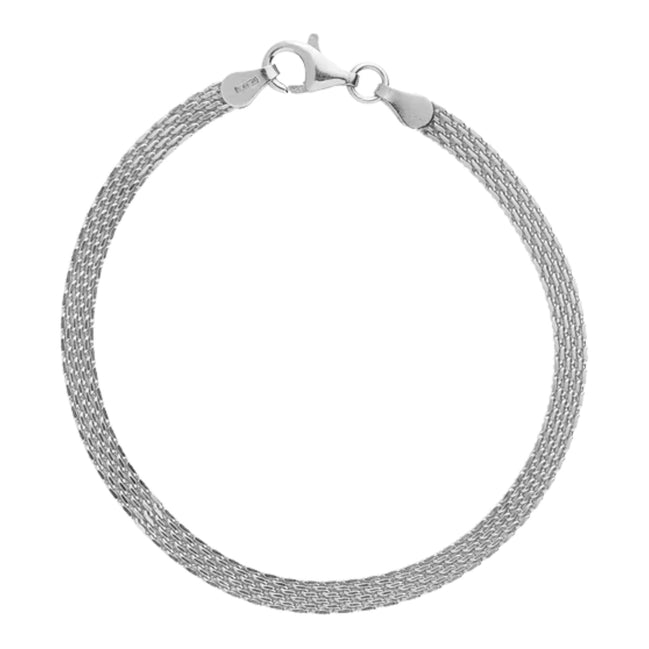 BASIC Armband Sterling Silber Rhodiniert