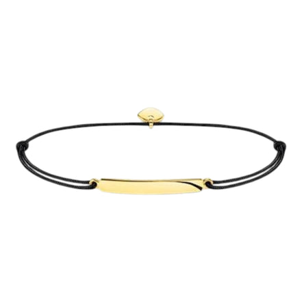 Armband Gravurplatte "Little Secrets" gelbvergoldet