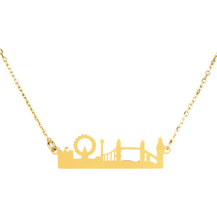 Halskette mit London Skyline