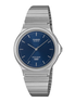 Uhr Timeless Metallband silber, blau