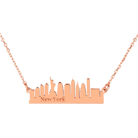Halskette mit Skyline von New York