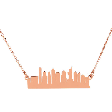 Halskette mit Skyline von New York