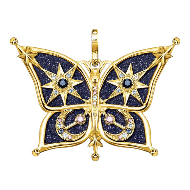 Anhänger "Schmetterling" Silber vergoldet