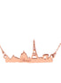 Halskette mit Skyline von Paris