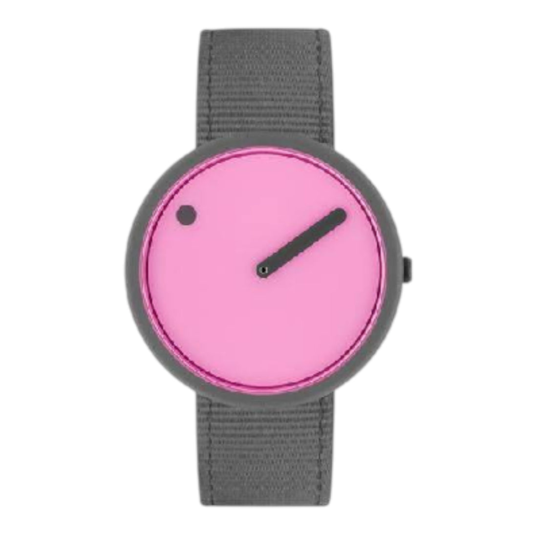 Uhr Ocean Ghost Net, recyceltes Kunststoffarmband grau