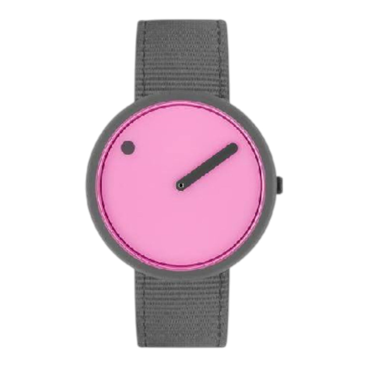 Uhr Ocean Ghost Net, recyceltes Kunststoffarmband grau