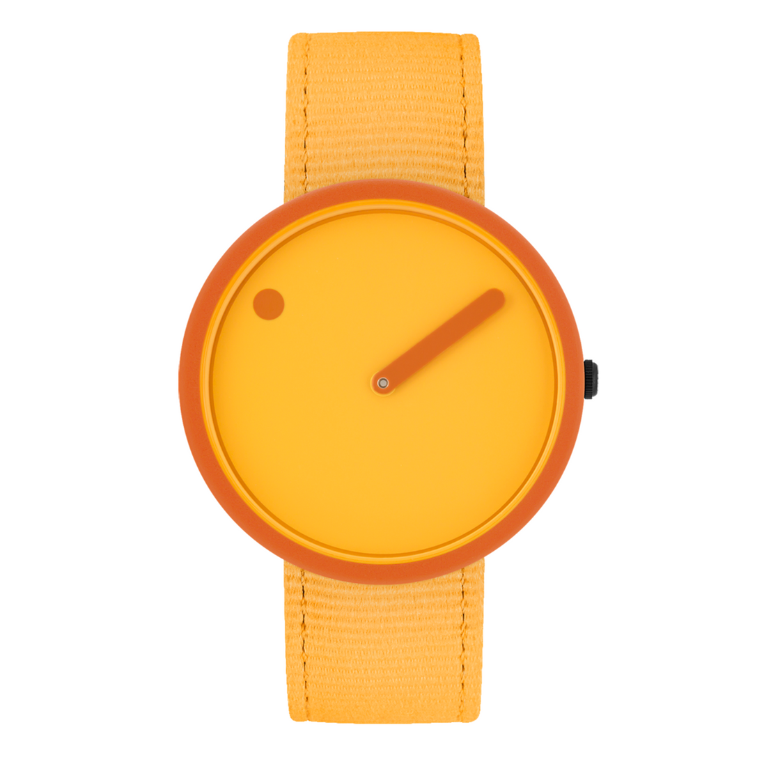 Uhr Kunststoffarmband Burnt Yellow