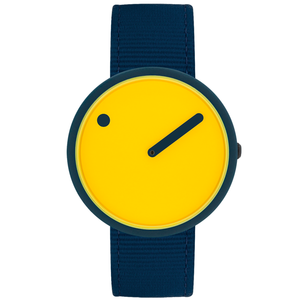 Uhr Kunststoffarmband dunkelblau