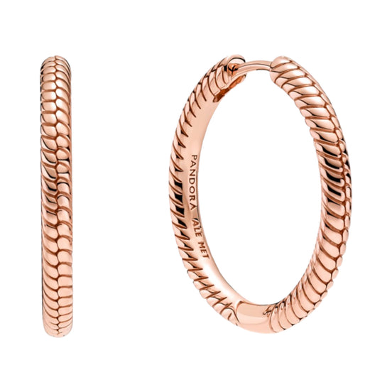 ROSÉ Damen Ohrstecker Creolen roséfarben