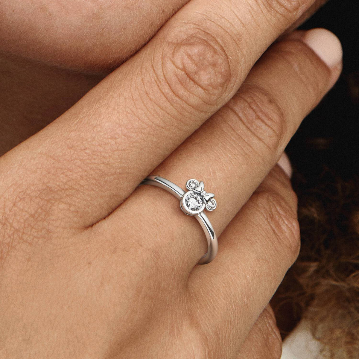 Disney Ring mit Minnie Maus Zirkonia