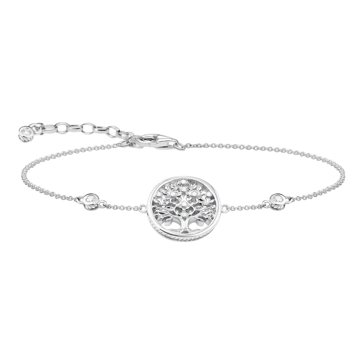 Armband Lebensbaum Silber mit Zirkonia