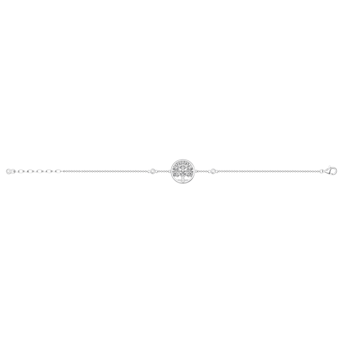 Armband Lebensbaum Silber mit Zirkonia