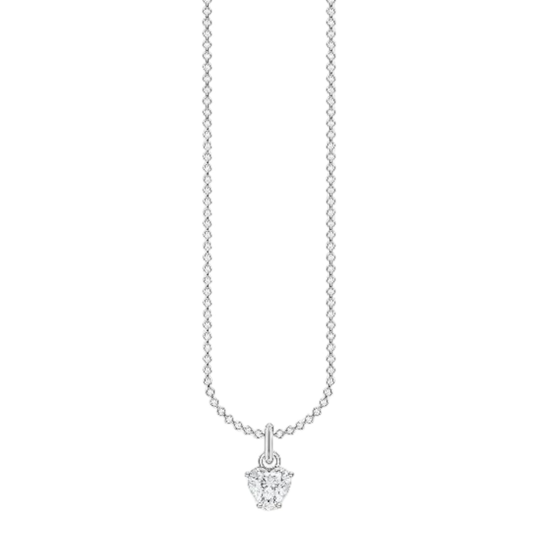Kette mit Anhänger Silber Zirkonia