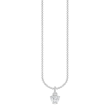 Kette mit Anhänger Silber Zirkonia