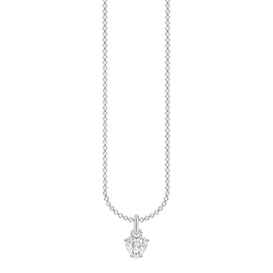 Kette mit Anhänger Silber Zirkonia