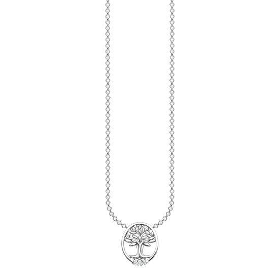 Kette "Lebensbaum" Silber Zirkonia