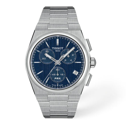 Herrenuhr PRX silberfarben blau