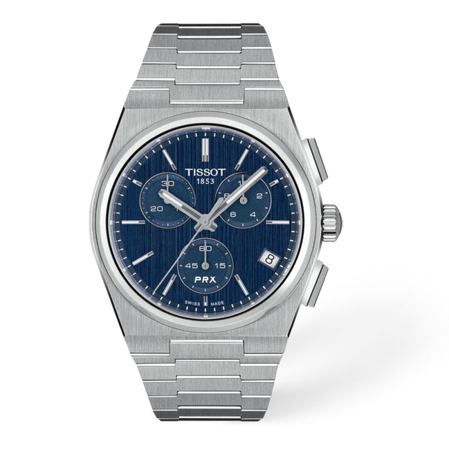 Herrenuhr PRX silberfarben blau
